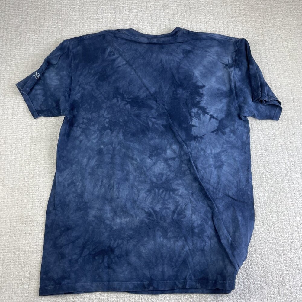 Y2K The Mountain T Shirt Mens L Blue Thru Hiking Backpacking Mosquito Dalai Lama - Picture 14 of 16